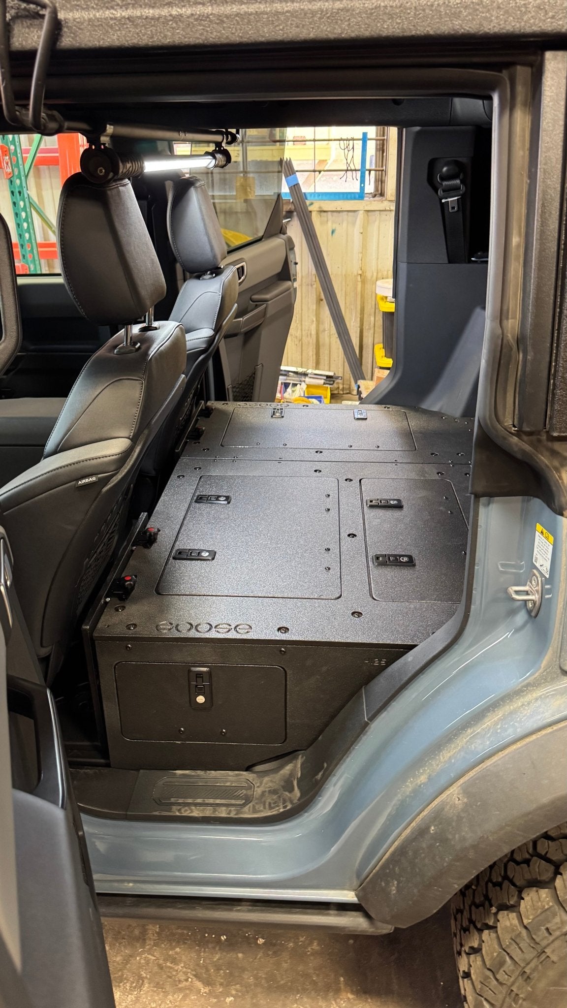 Goose Gear Ford - Bronco - 2021 - Present - 6th Gen - 4 Door - Explore Series - Seat Delete - Second Row - Low Profile