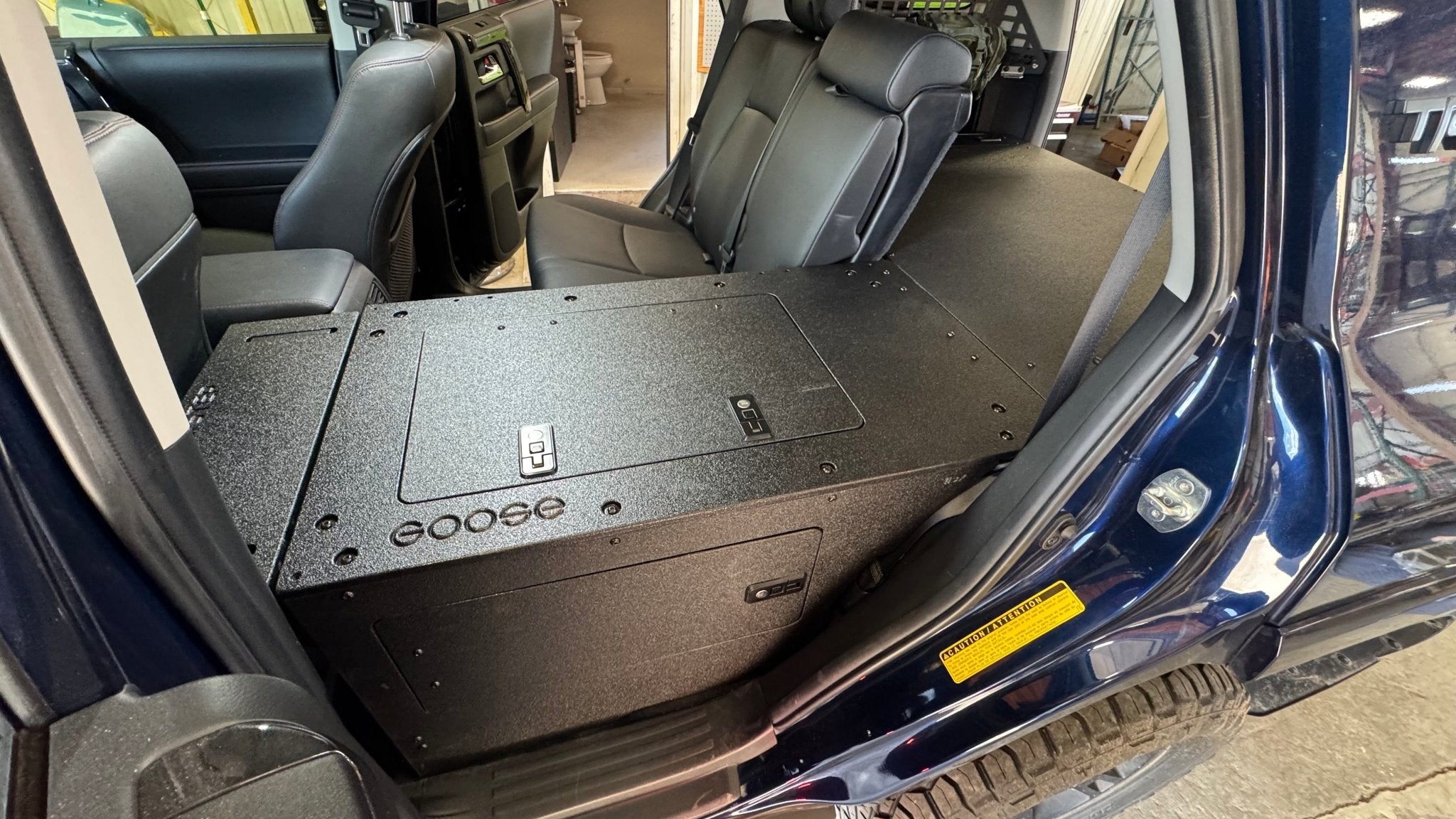 Goose Gear Toyota - 4Runner - 2010 - Present - 5th Gen - Standard - Explore Series - Seat Delete Plate System - Second Row - V2 - 10" Module Based