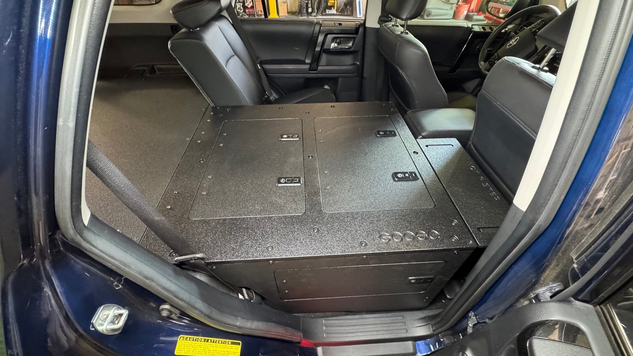 Goose Gear Toyota - 4Runner - 2010 - Present - 5th Gen - Standard - Explore Series - Seat Delete Plate System - Second Row - V2 - 10" Module Based