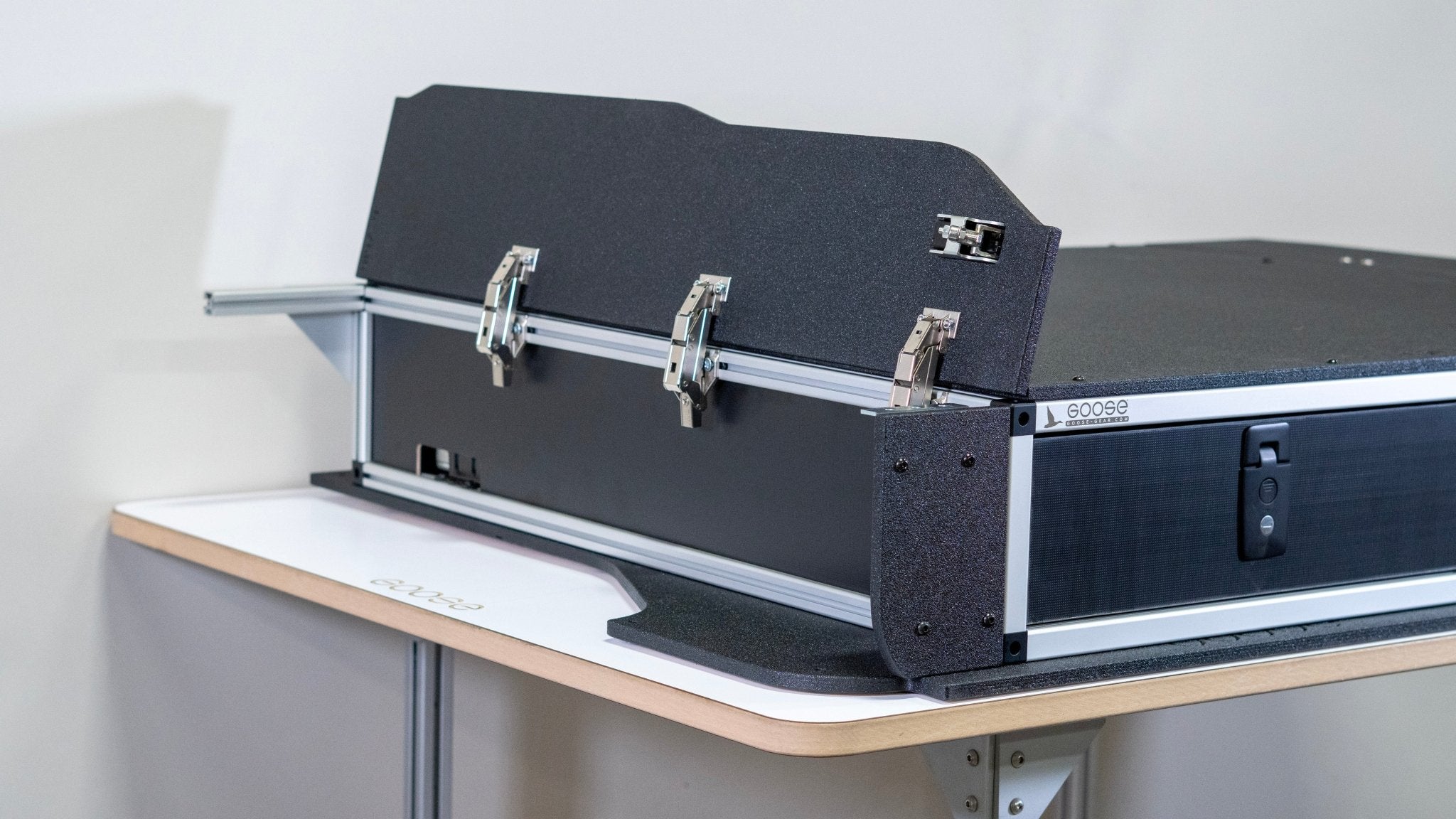 Goose Gear Toyota Land Cruiser 1991 - 1997 80 Series - Side x Side Drawer Module with Fitted Top Plate - 43 - 3/8" W x 8" H x 40" D