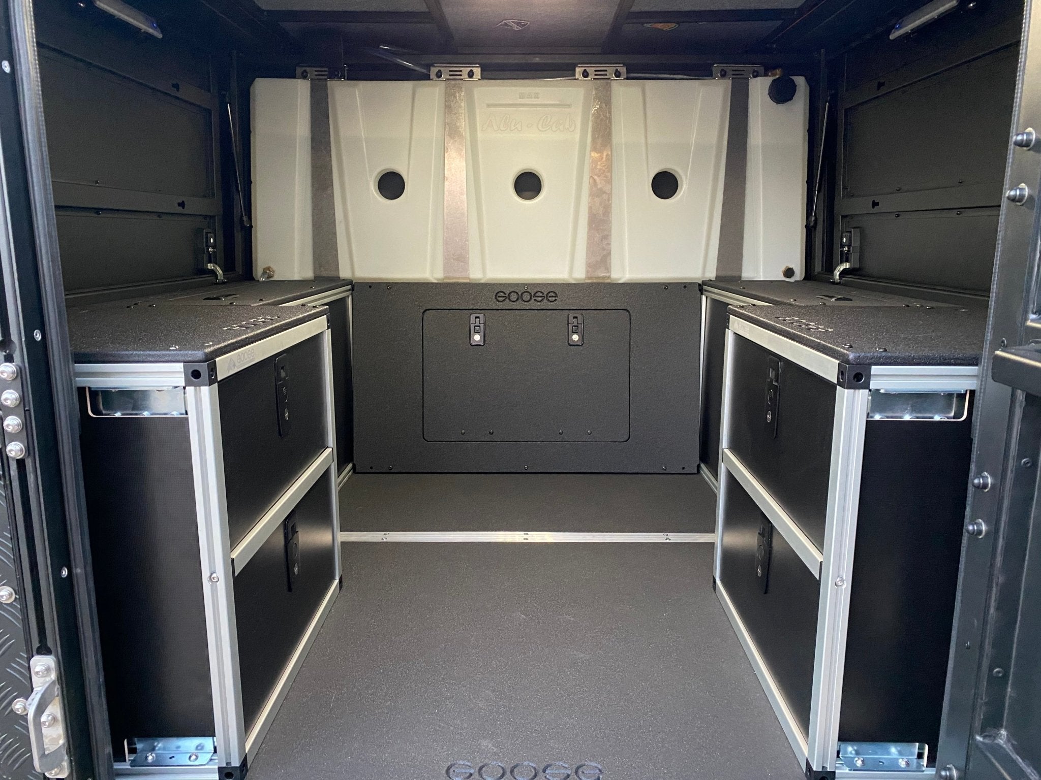 Alu-Cab Canopy Camper - Midsize Truck - Lower Bulkhead Panel