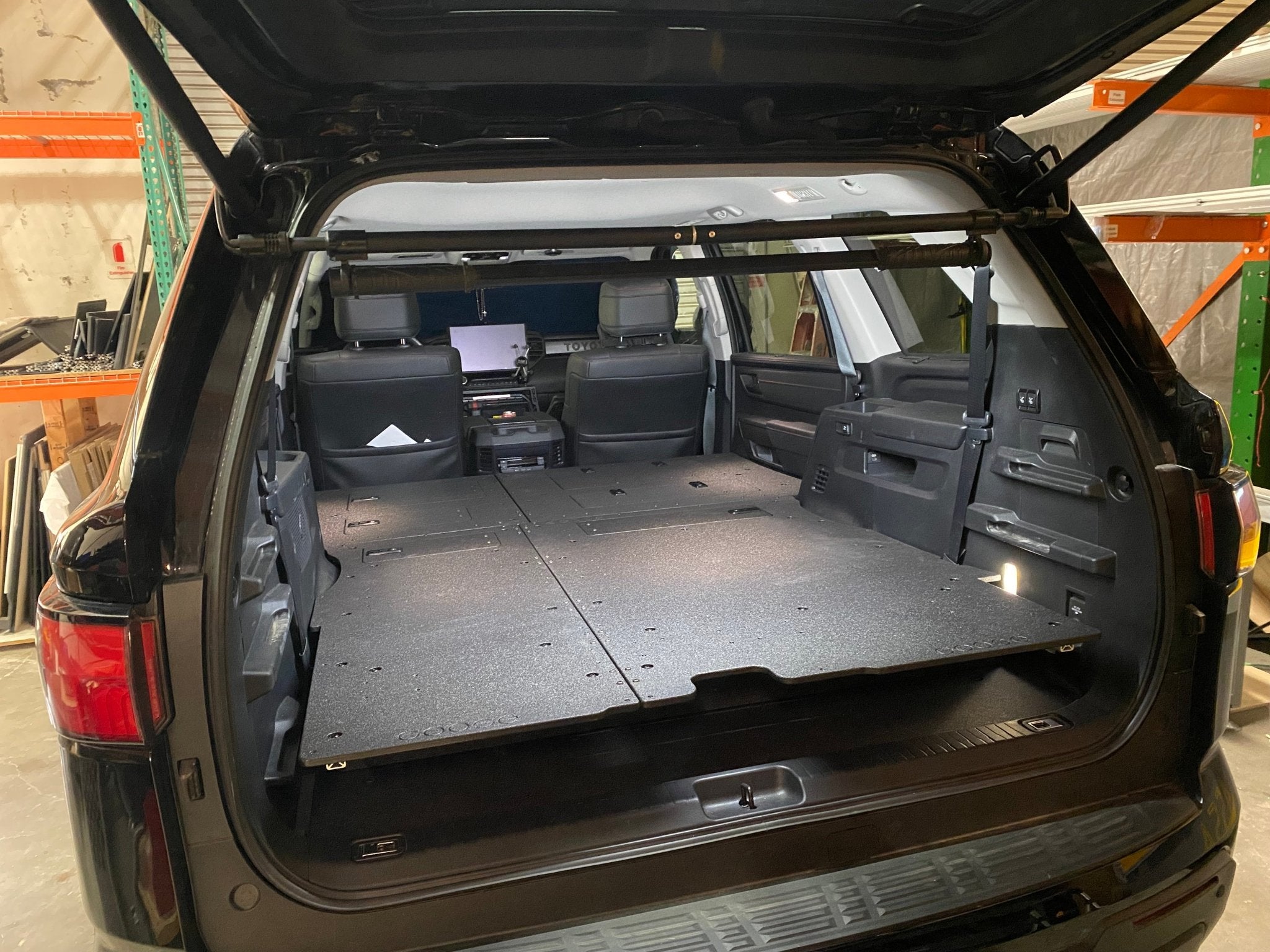 Goose Gear Toyota - Sequoia - 2023-Present - 3rd Gen - Explore Series - Seat Delete Plate System - Second Row with Captain&