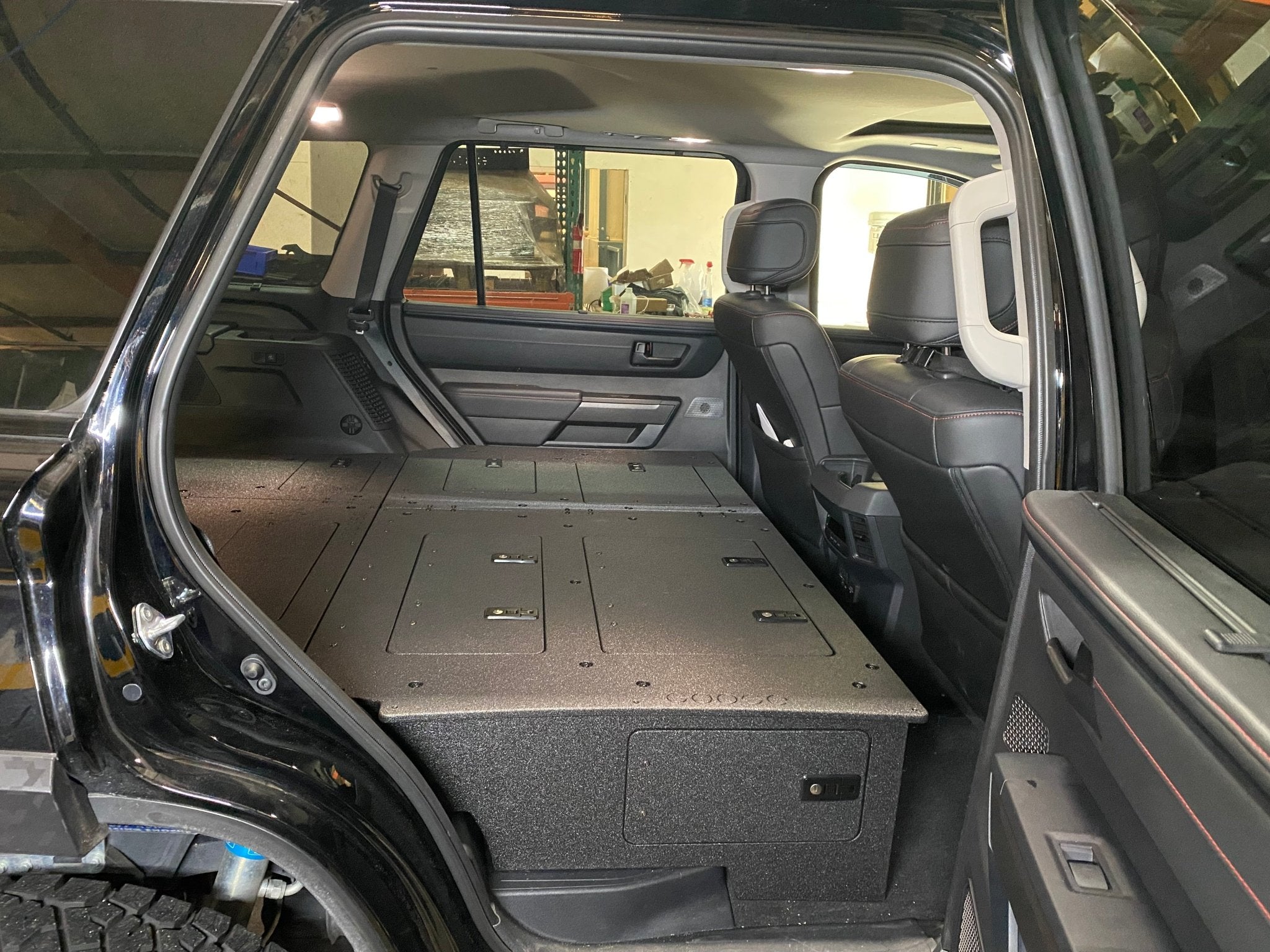 Goose Gear Toyota - Sequoia - 2023-Present - 3rd Gen - Explore Series - Seat Delete Plate System - Second Row with Captain&