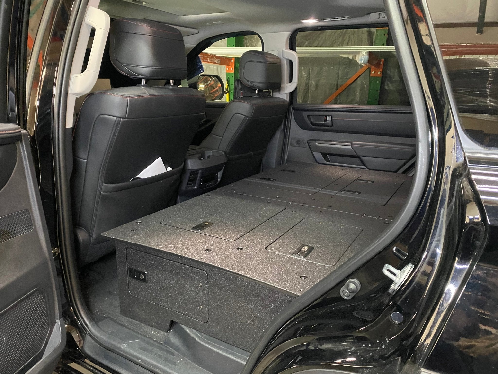 Goose Gear Toyota - Sequoia - 2023-Present - 3rd Gen - Explore Series - Seat Delete Plate System - Second Row with Captain&