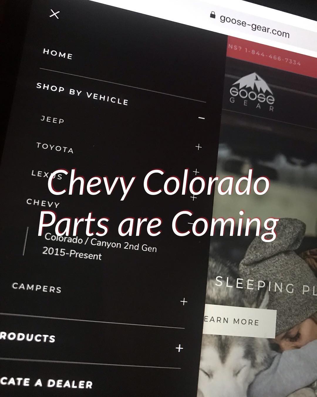 Chevy Colorado Parts are Coming - Goose Gear