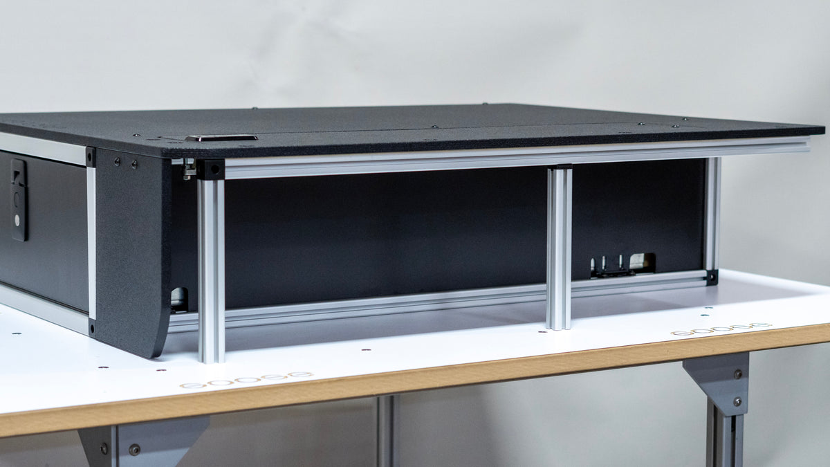 Toyota Land Cruiser 1980-1990 60 Series - Single Drawer Module with Fitted Top Plate - 22-3/16"W x 9-1/2"H x 40"D