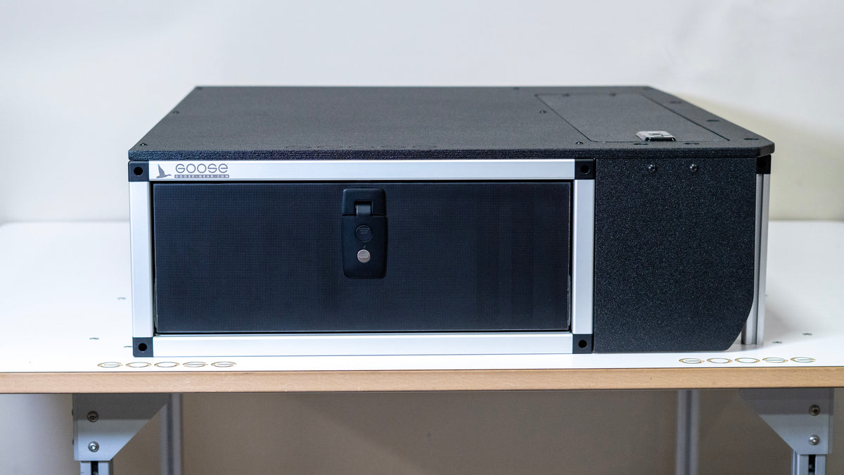 Toyota Land Cruiser 1980-1990 60 Series - Single Drawer Module with Fitted Top Plate - 22-3/16"W x 9-1/2"H x 40"D