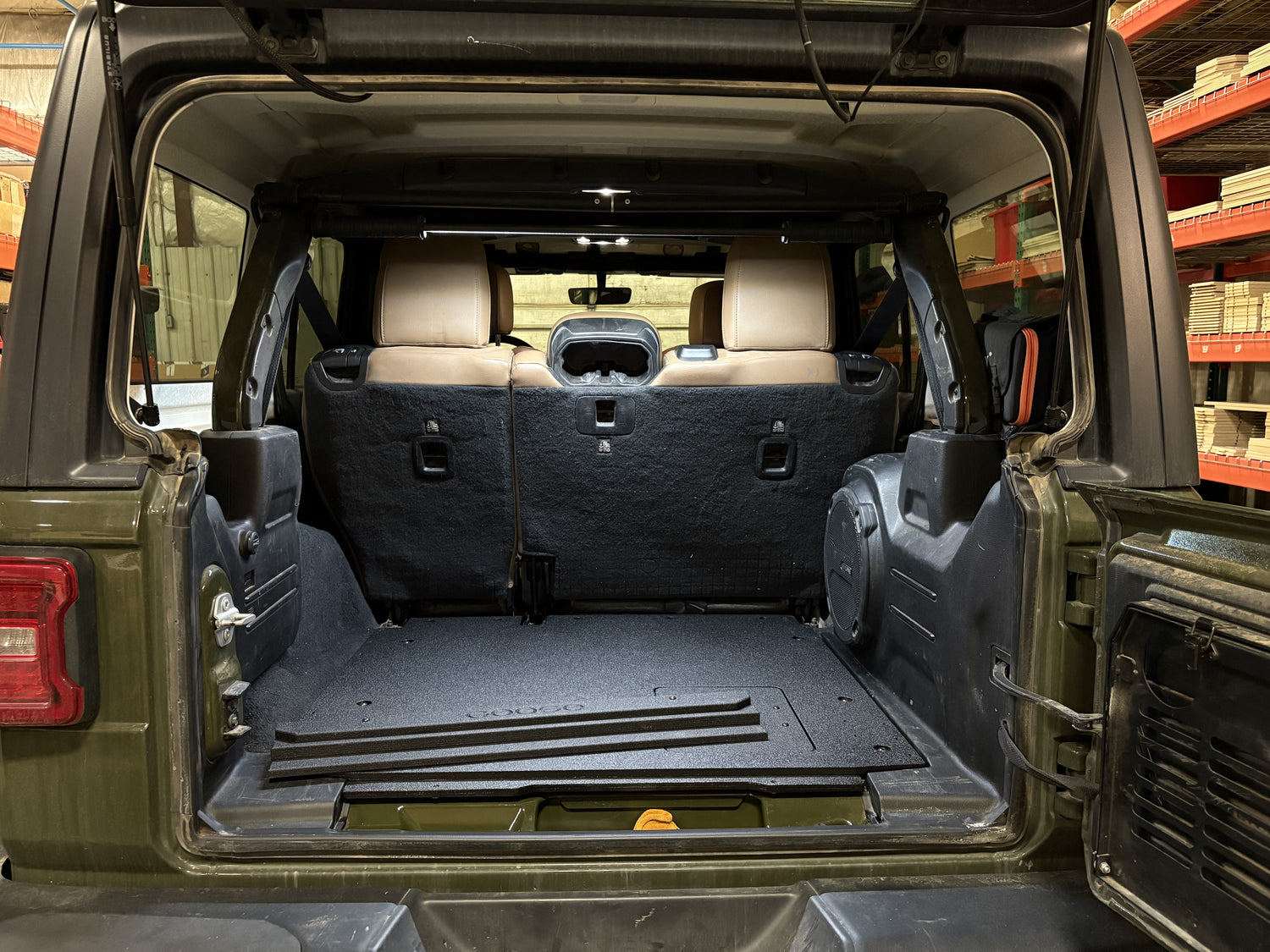 Jeep Wrangler 2018-Present JLU 4 Door - Rear Plate System