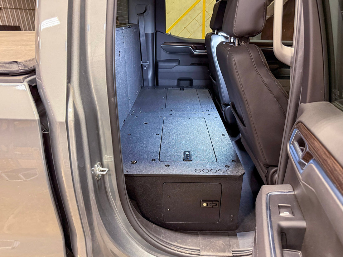 Goose Gear CHEVROLET - SILVERADO - 2019 - PRESENT - 4TH GEN - DOUBLE CAB - EXPLORE SERIES - SECOND ROW DELETE PLATE SYSTEM - 100%