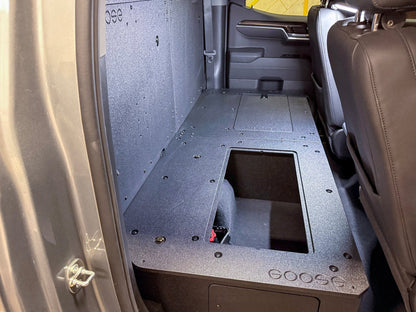 Goose Gear CHEVROLET - SILVERADO - 2019 - PRESENT - 4TH GEN - DOUBLE CAB - EXPLORE SERIES - SECOND ROW DELETE PLATE SYSTEM - 100%