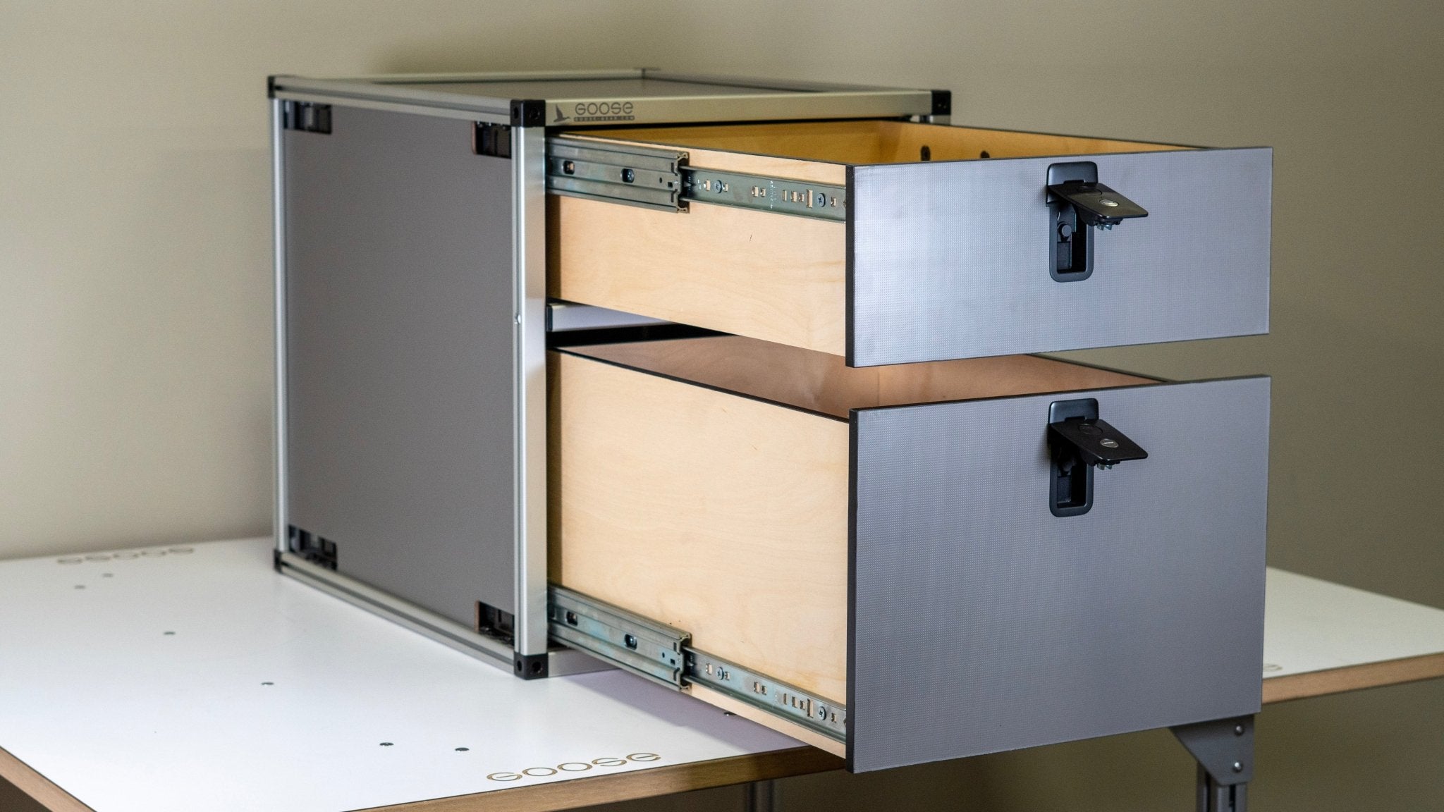 Goose Gear Double Drawer Module - 19 3/16" Wide x 25" Depth