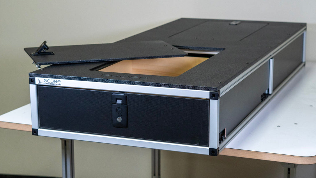 Goose Gear Ford Excursion 2000 - 2006 1st Gen. - Single Drawer Module - 25 3/4" Wide x 8" High x 59" Depth