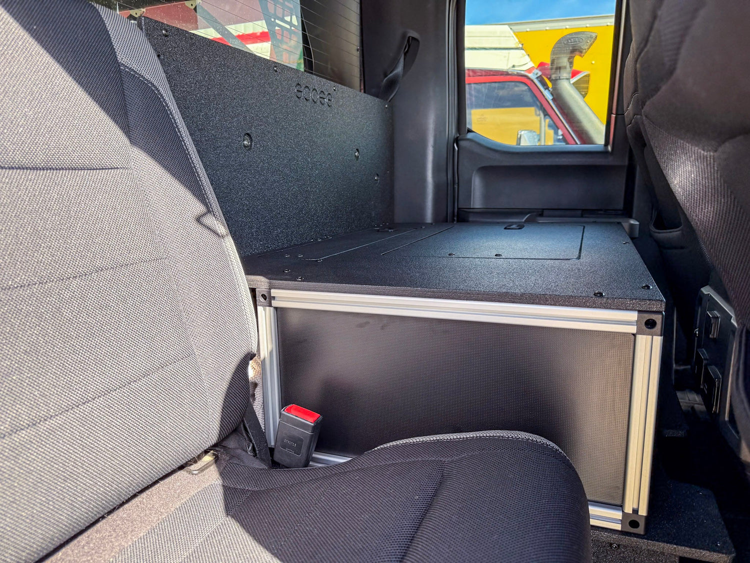 Goose Gear Ford - F150 - 2015 - Present - 13th - 14th Gen - Super Cab - without the center mounted B&amp;O Subwoofer - Explore Series - Single Drawer Module - With Fitted Top Plate