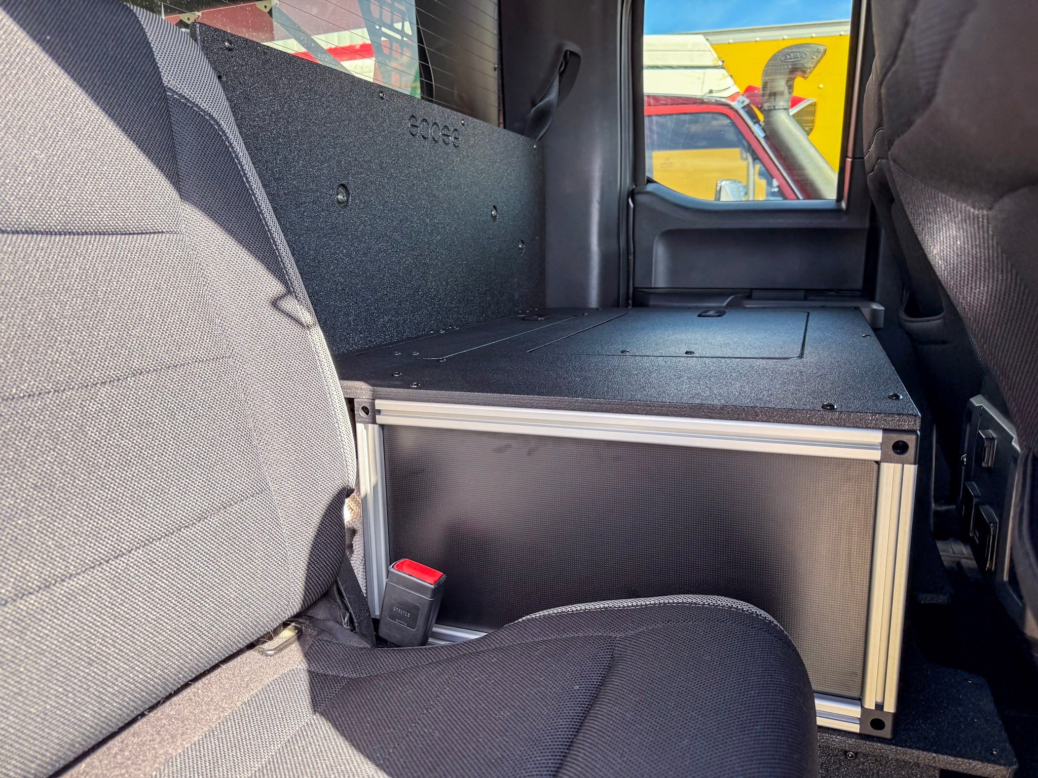 Goose Gear Ford - F150 - 2015 - Present - 13th - 14th Gen - Super Cab - without the center mounted B&amp;O Subwoofer - Explore Series - Single Drawer Module - With Fitted Top Plate