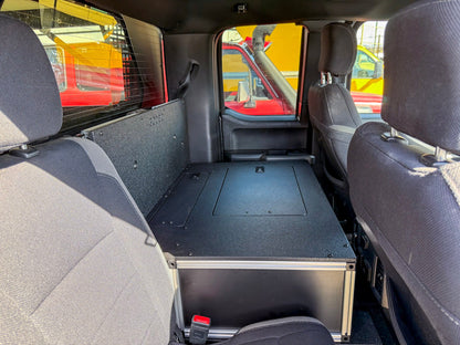 Goose Gear Ford - F150 - 2015 - Present - 13th - 14th Gen - Super Cab - without the center mounted B&amp;O Subwoofer - Explore Series - Single Drawer Module - With Fitted Top Plate