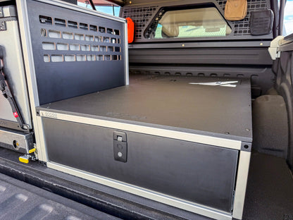 Goose Gear Ford F150 Raptor 2015 - 2020 2nd Gen. SuperCrew - Truck Bed Sleep Deck Drawer with Cubbie