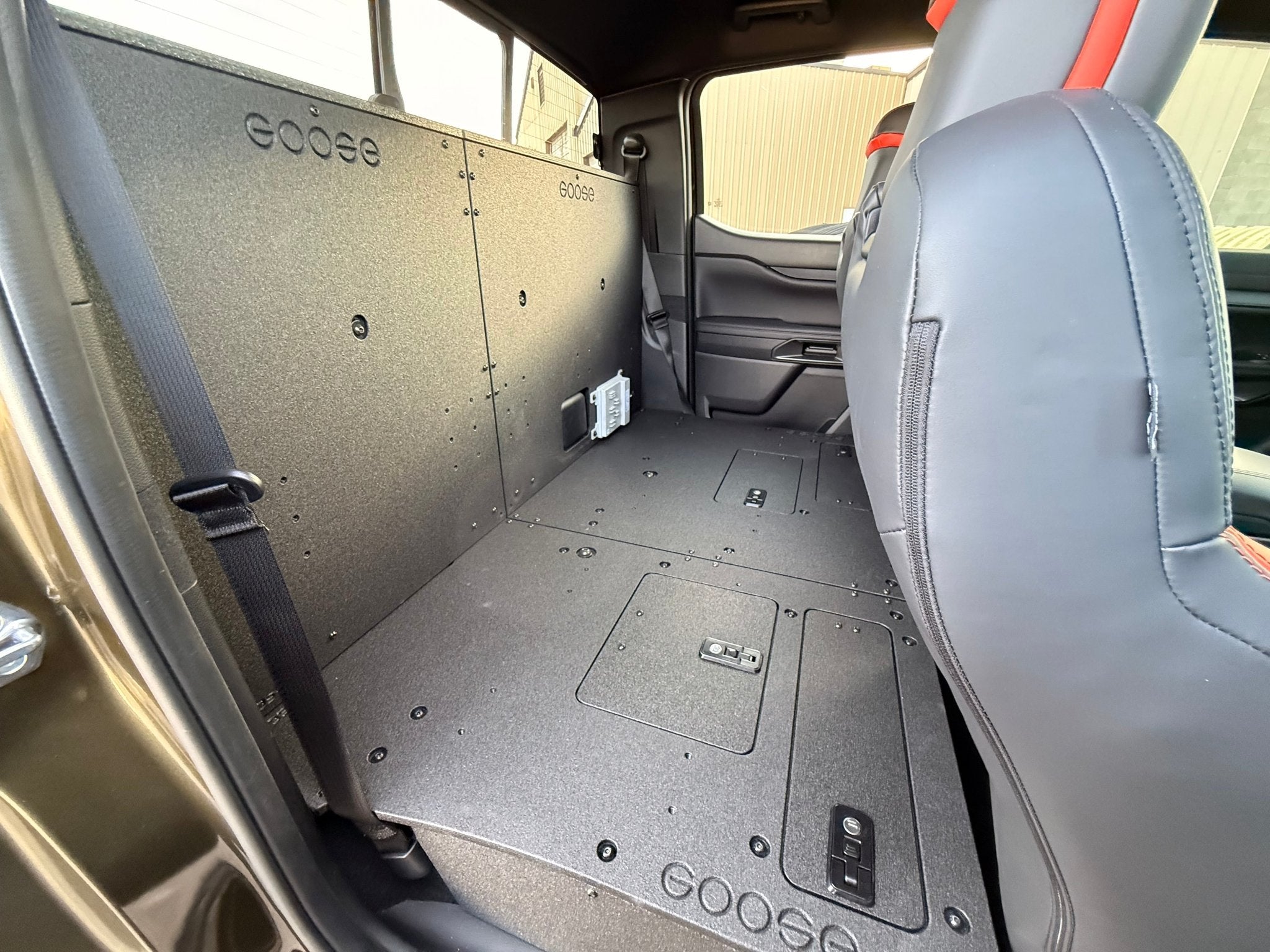 Ranger Raptor 1st Gen Seat Delete | Bolt-In Cargo Platform | Goose Gear