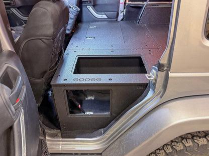Goose Gear Jeep - Wrangler - 2007 - 2018 - JKU - 4 Door - Explore Series - Seat Delete Plate System - Second Row - Module Based - 8" Module