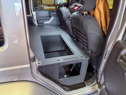 Goose Gear Jeep - Wrangler - 2007 - 2018 - JKU - 4 Door - Explore Series - Seat Delete Plate System - Second Row - Module Based - 8" Module