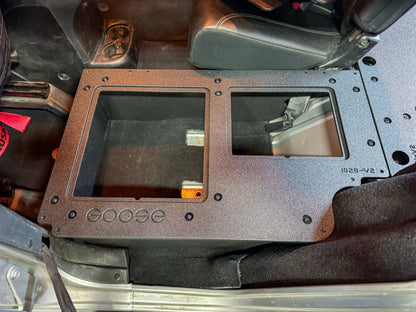 Goose Gear Jeep Wrangler 2007 - 2018 JKU 4 Door - Second Row Seat Delete Plate System - V2
