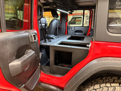 Goose Gear Jeep - Wrangler - 2024 - Present - JLU - 4 Door - Explore Series - Seat Delete Plate System - Second Row - Module Based - 10" Module