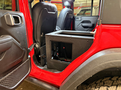 Goose Gear Jeep - Wrangler - 2024 - Present - JLU - 4 Door - Explore Series - Seat Delete Plate System - Second Row - Module Based - 10" Module