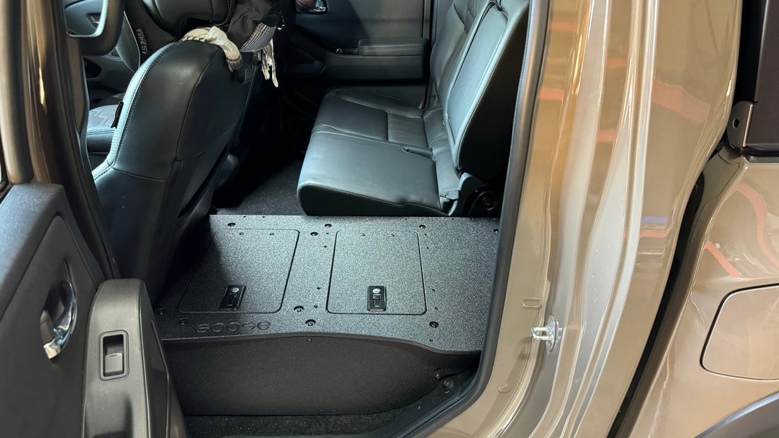 Goose Gear Nissan - Frontier - Crew Cab - 2021-Present - 3rd Gen - Explore Series - Second Row Seat Delete Plate System