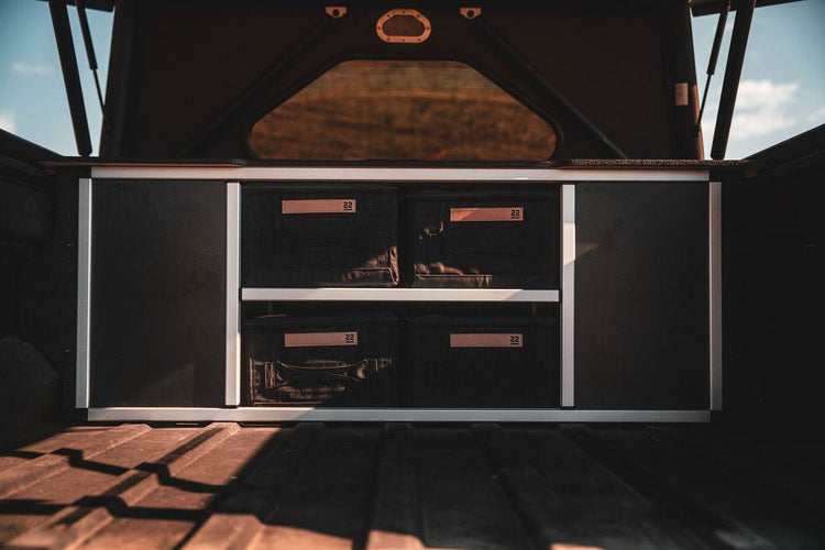 Rivian R1T Storage: Plate Systems & Modular Organization | Goose Gear