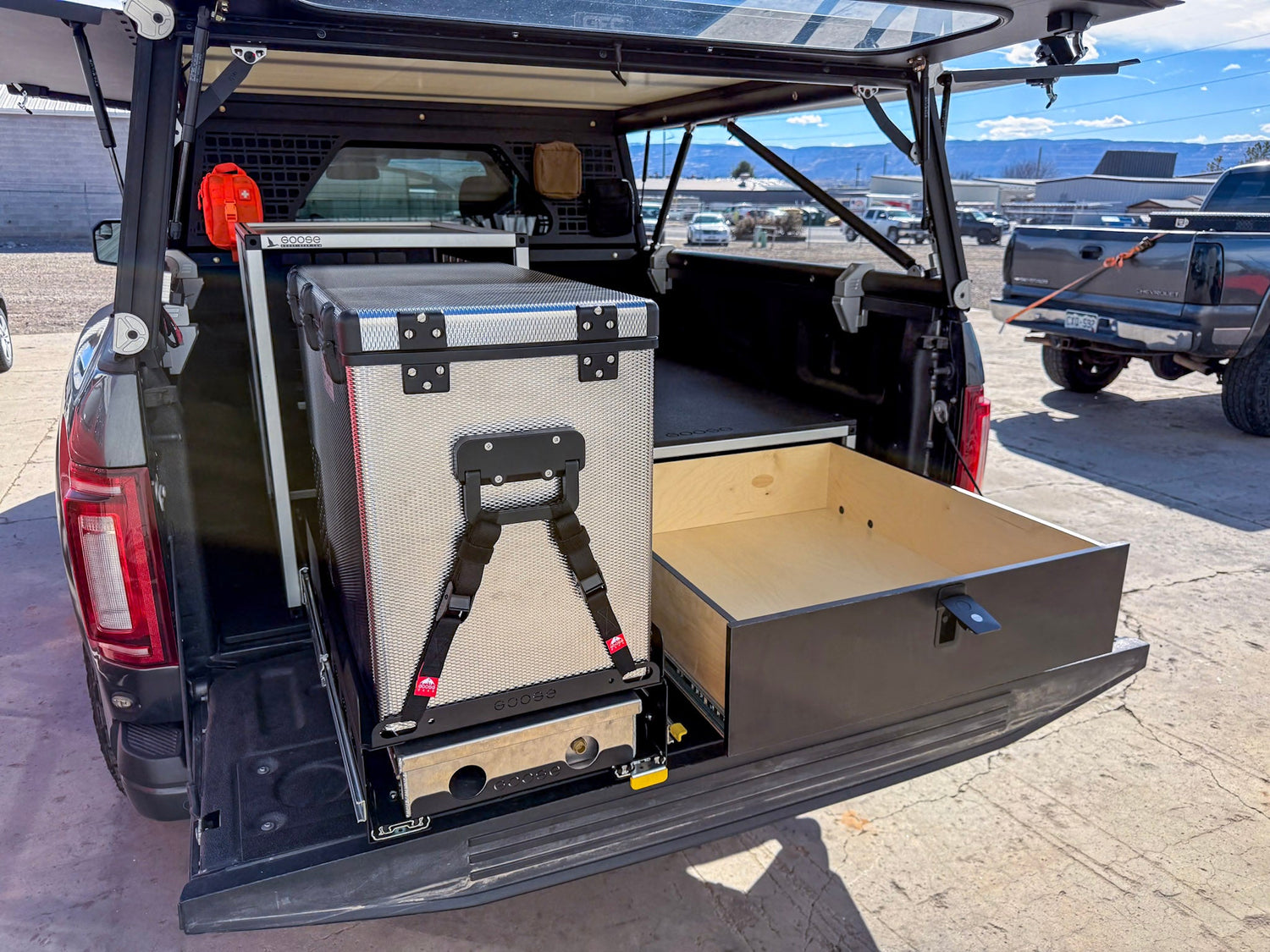 Goose Gear SoCal Ultimate Chef and Storage Package for Ford F150 Raptor 2015 - 2020 2nd Gen. SuperCrew