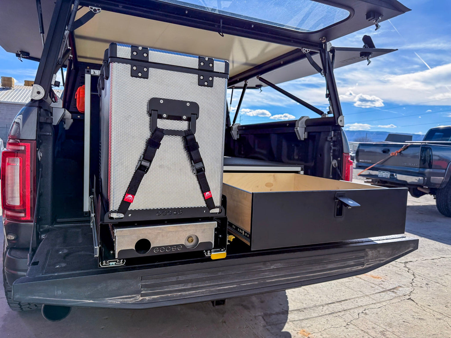 Goose Gear SoCal Ultimate Chef and Storage Package for Ford F150 Raptor 2015 - 2020 2nd Gen. SuperCrew