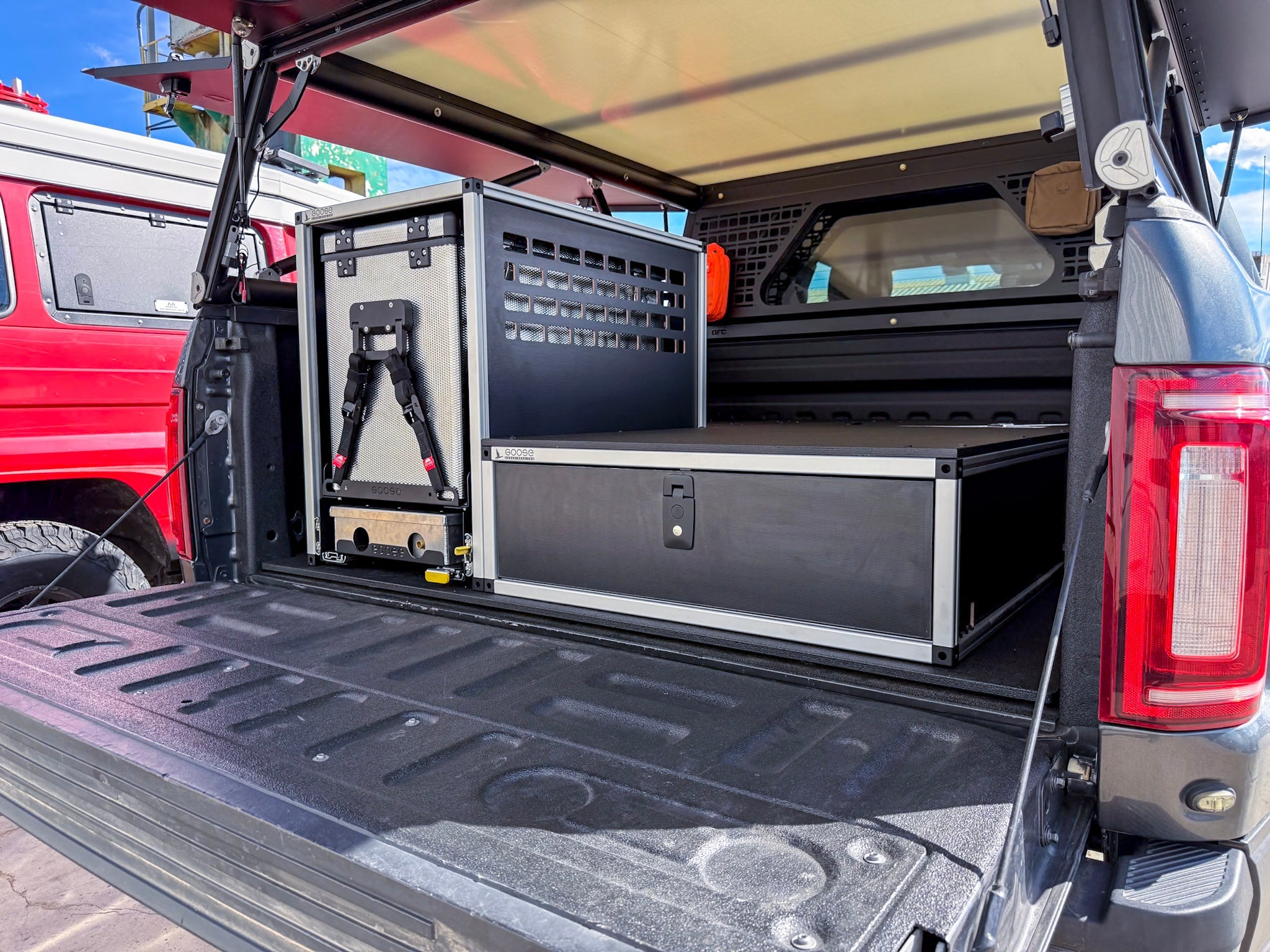 Goose Gear SoCal Ultimate Chef and Storage Package for Ford F150 Raptor 2015 - 2020 2nd Gen. SuperCrew