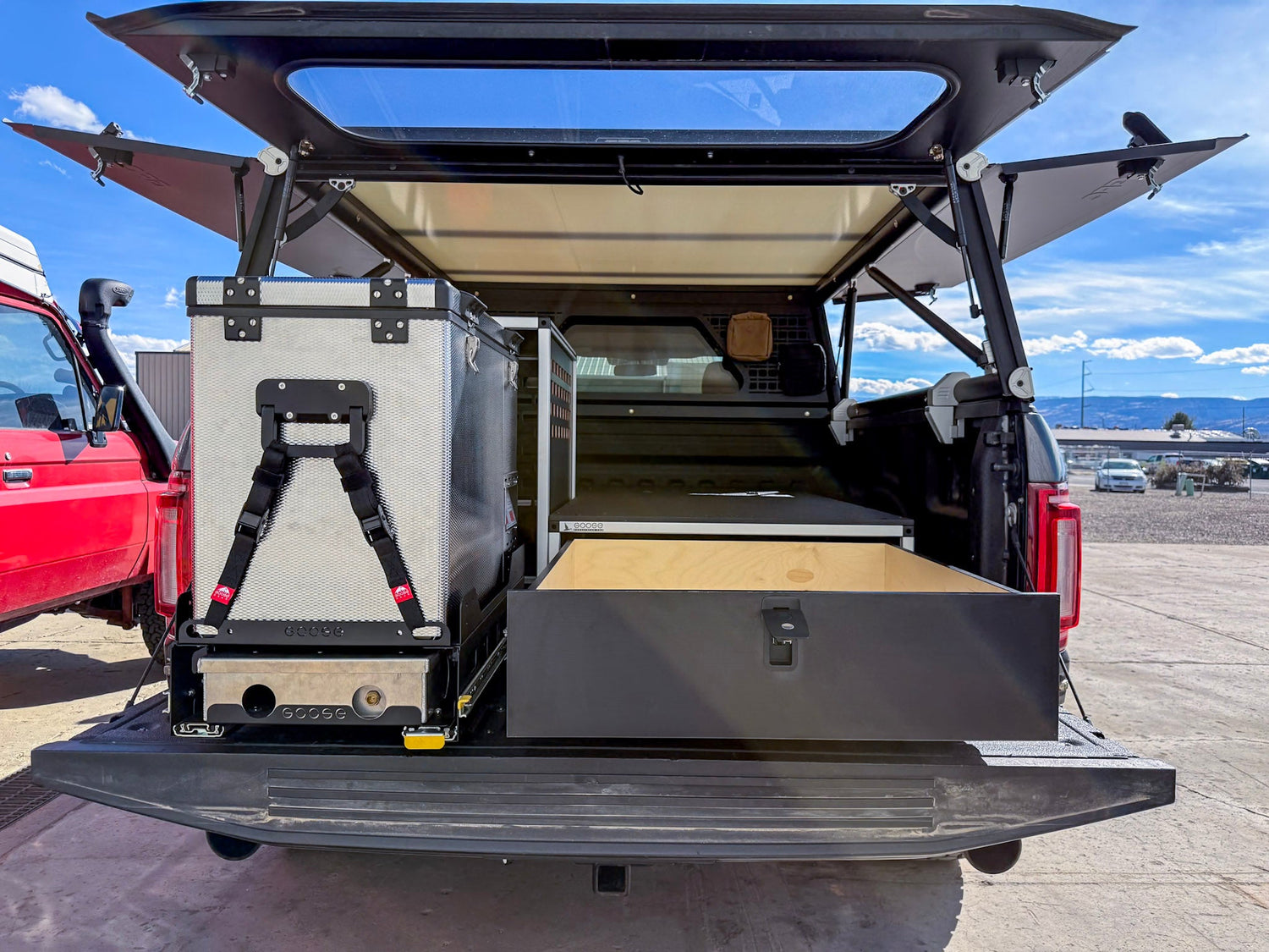 Goose Gear SoCal Ultimate Chef and Storage Package for Ford F150 Raptor 2015 - 2020 2nd Gen. SuperCrew