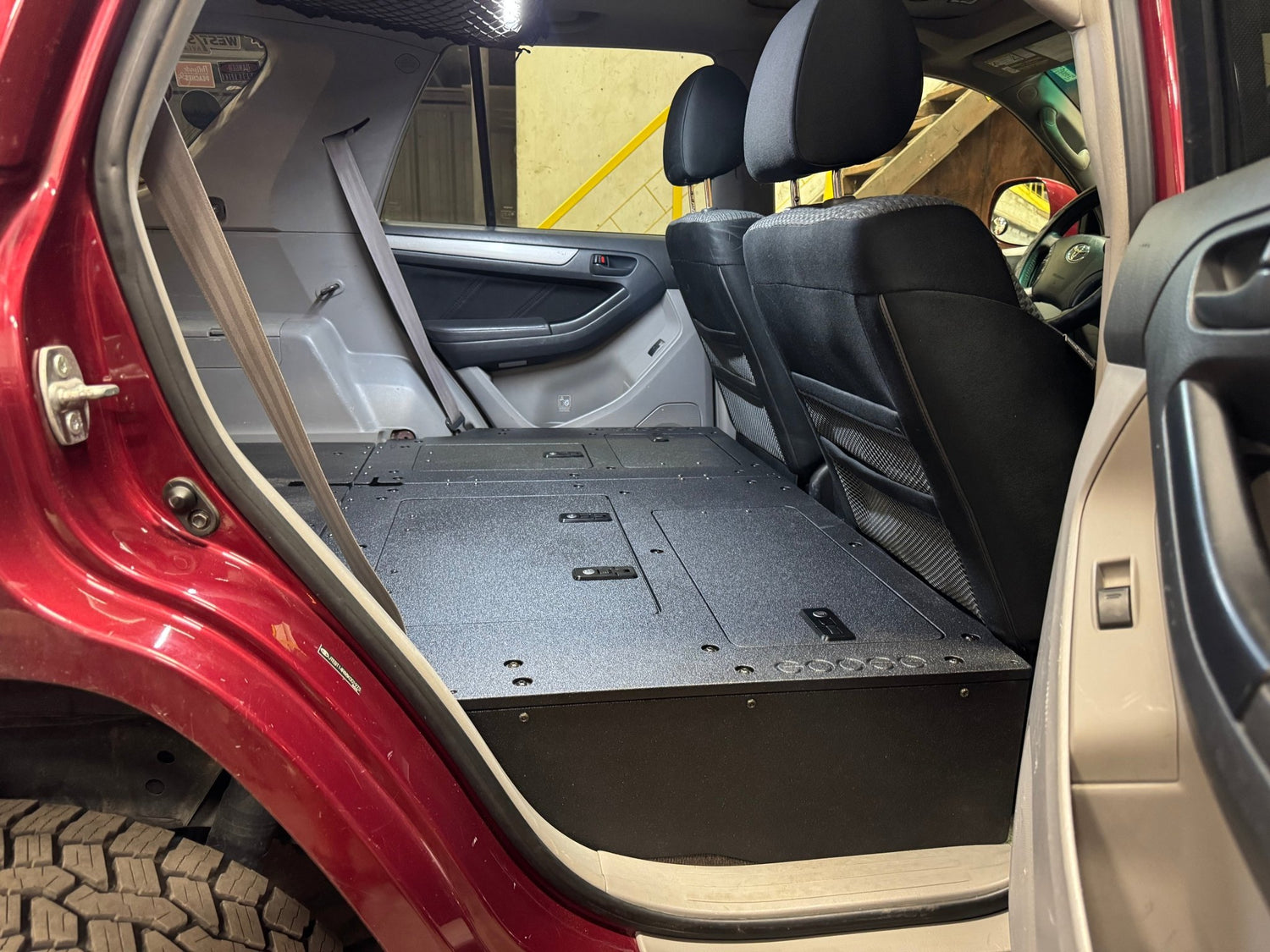 Goose Gear Toyota - 4Runner - 2003-2009 - 4th Gen - Non 3rd Row - Explore Series - Seat Delete Plate System - Second Row - Plate Based