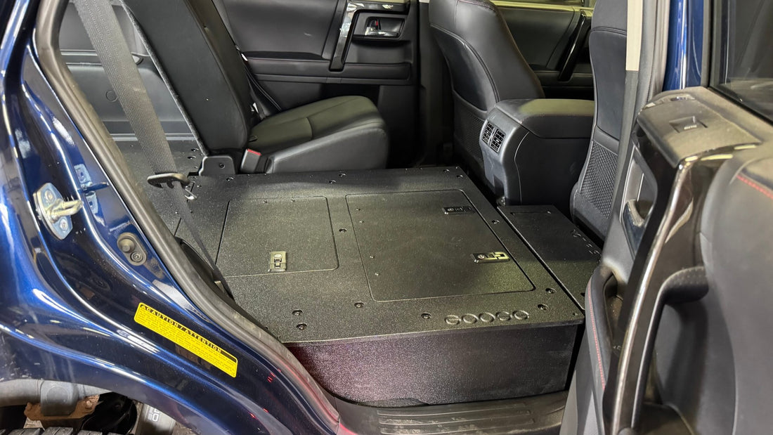 Goose Gear Toyota - 4Runner - 2010 - 2024 - 5th Gen - Standard - Explore Series - Seat Delete Plate System - Second Row - V2 40% Driver Seat - Plate Based