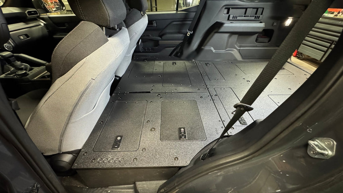 Goose Gear Toyota - 4Runner - 2025 - Present - 6th Gen - Explore Series - Seat Delete Plate System - Plate Based - Non - Hybrid - Non - Third Row Vehicles