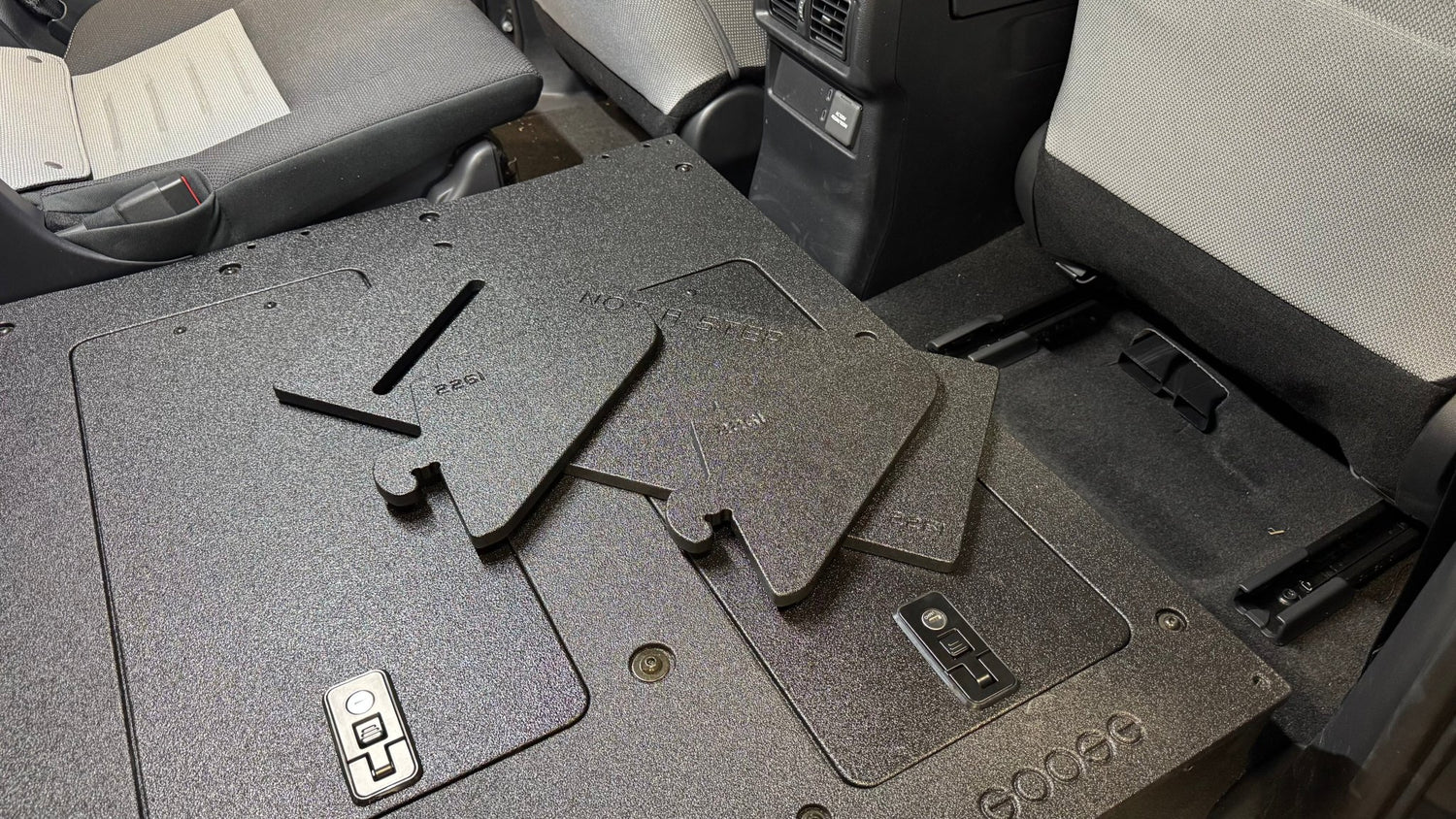 Goose Gear Toyota - 4Runner - 2025 - Present - 6th Gen - Explore Series - Seat Delete Plate System - Plate Based - Non - Hybrid - Non - Third Row Vehicles