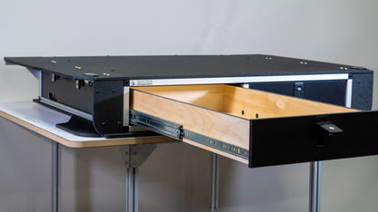 Goose Gear Toyota Land Cruiser 1991 - 1997 80 Series - Side x Side Drawer Module with Fitted Top Plate - 43 - 3/8" W x 8" H x 40" D