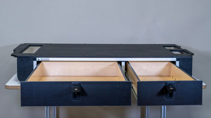 Goose Gear Toyota Land Cruiser 1998 - 2007 100 Series - Side x Side Drawer Module with Fitted Top Plate