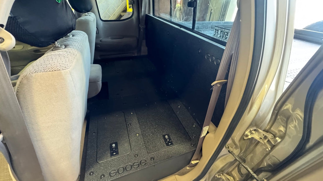 Goose Gear Toyota - Tundra - 2000 - 2006 - 1st Gen - Access Cab - Explore Series - Seat Delete Plate System - Second Row - 100%