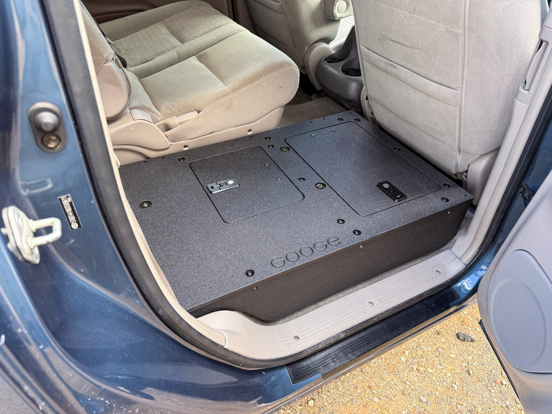 Goose Gear Toyota Tundra - 2000 - 2006 1st Gen - Double Cab - Second Row Seat Delete Plate System