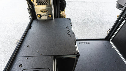 Alu-Cab Canopy Camper V2 - Ford Ranger 2019-Present 4th Gen. - Rear Double Drawer Module - 5&