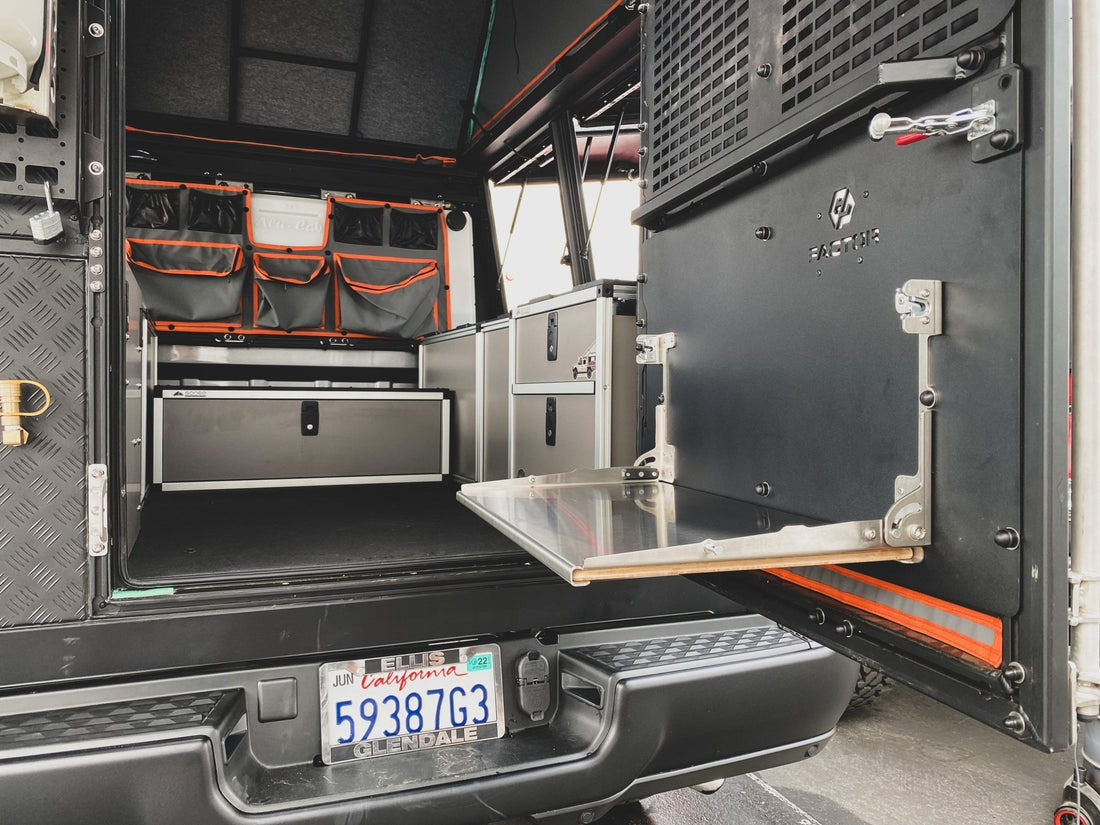 Goose Gear Alu-Cab Alu-Cabin Canopy Camper - Ram 1500 (DT) / 1500 TRX 2019-Present 5th Gen. - Bed Plate System - 5&