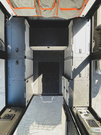 Goose Gear Alu-Cab Alu-Cabin Canopy Camper - Ram 2500 &amp; 3500 2009-Present 4th &amp; 5th Gen. - Middle Utility Module - 6ft 4in Bed