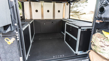 Goose Gear Alu-Cab Canopy Camper V2 - Chevy Colorado/GMC Canyon 2015-Present 2nd Gen. - Rear Double Drawer Module - 6&
