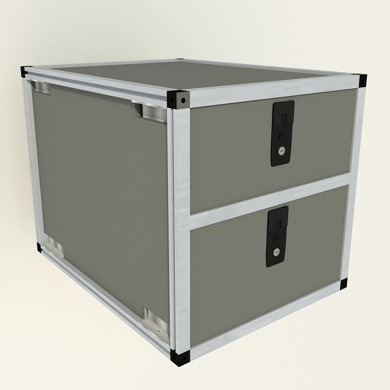 Goose Gear Double Drawer Module - 15 3/16&quot; Wide x 25&quot; Depth