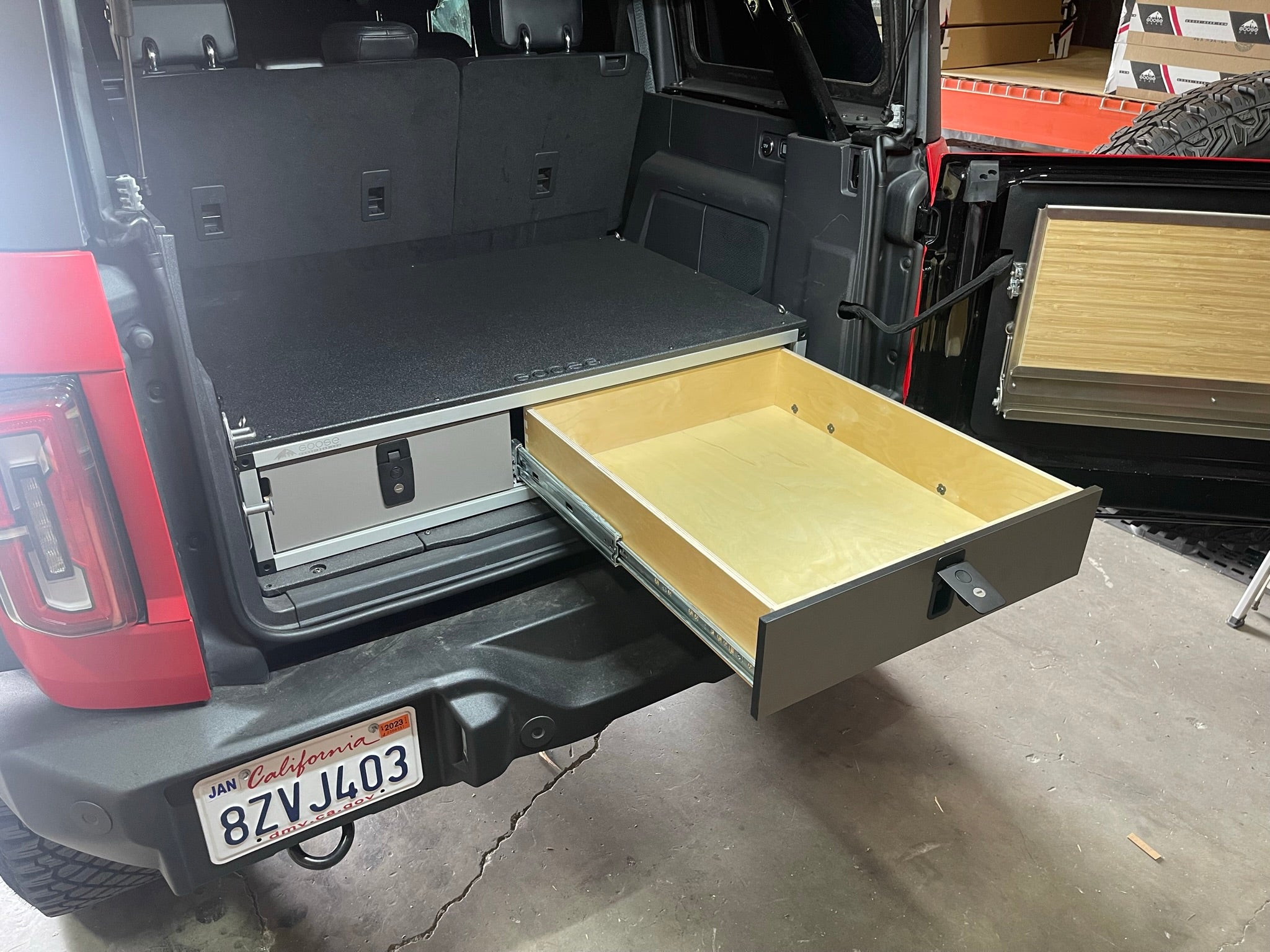 Goose Gear Ford Bronco 2021-Present 6th Gen. - Side x Side Drawer Module - 41 3/8&quot; Wide x 28&quot; Depth