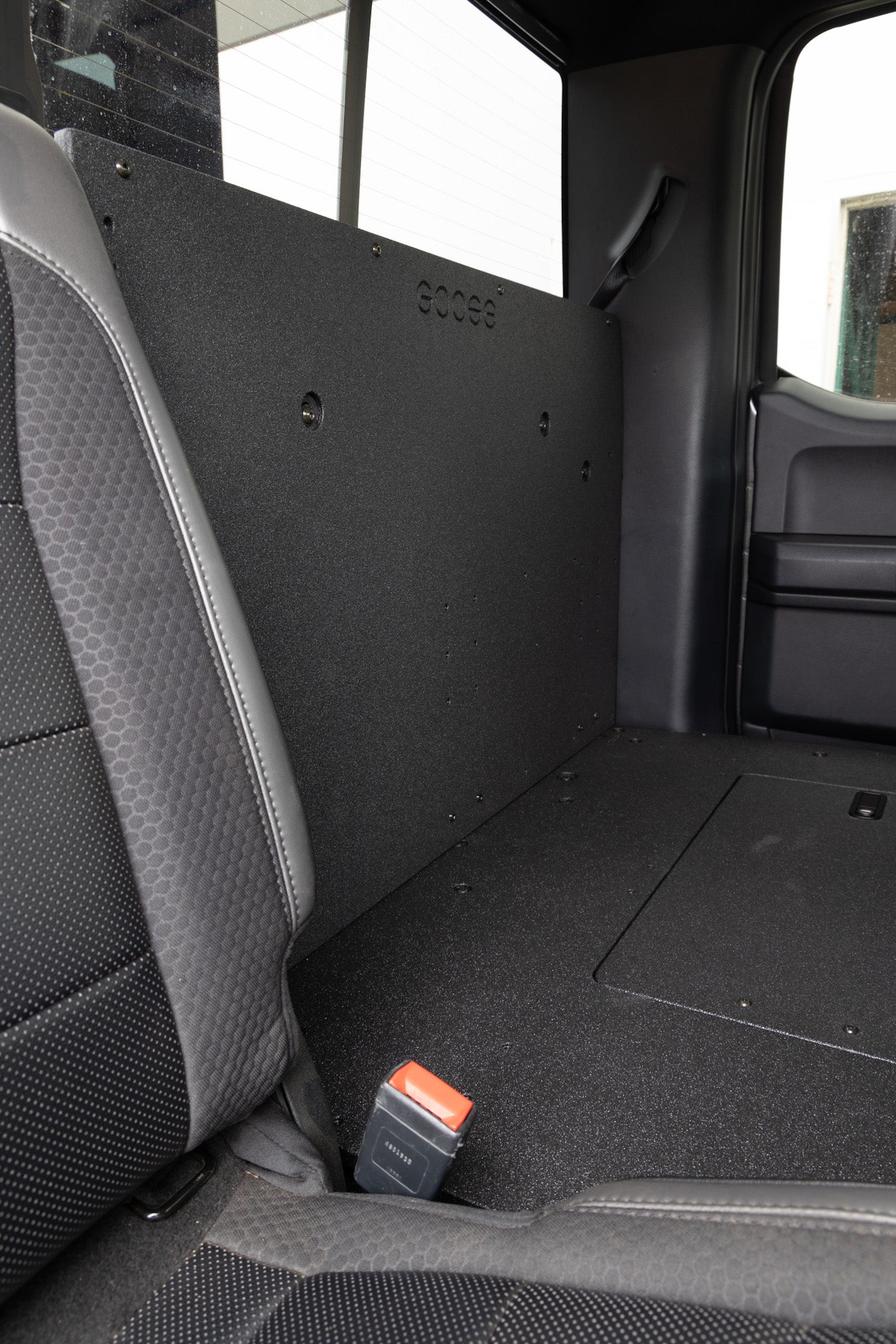 Goose Gear Ford F150 2015-Present 13th &amp; 14th Gen. SuperCab - Second Row Seat Delete Plate System