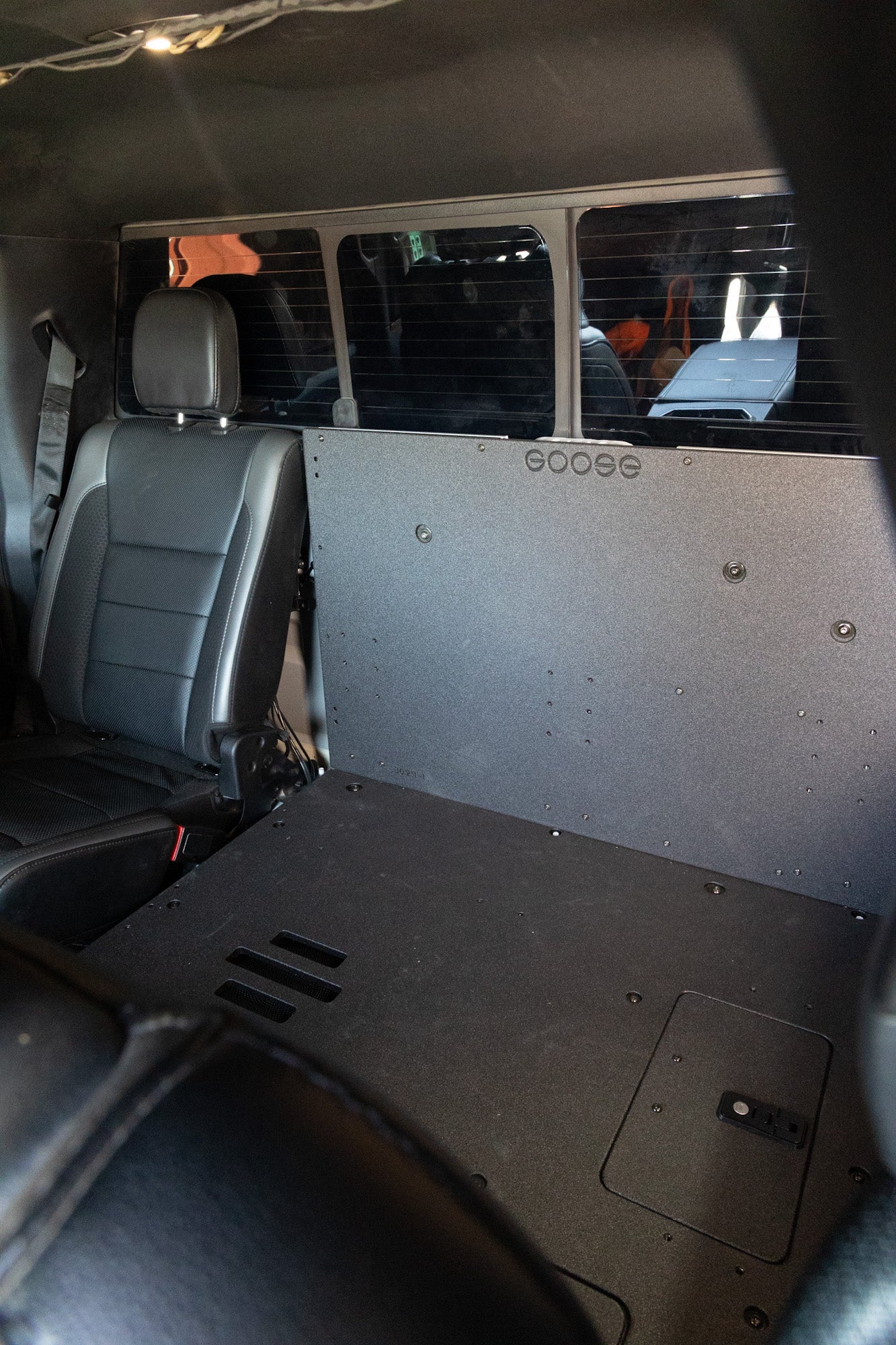 Goose Gear Ford Super Duty F250-F550 2017-Present 4th Gen. Crew Cab - Second Row Seat Delete Plate System