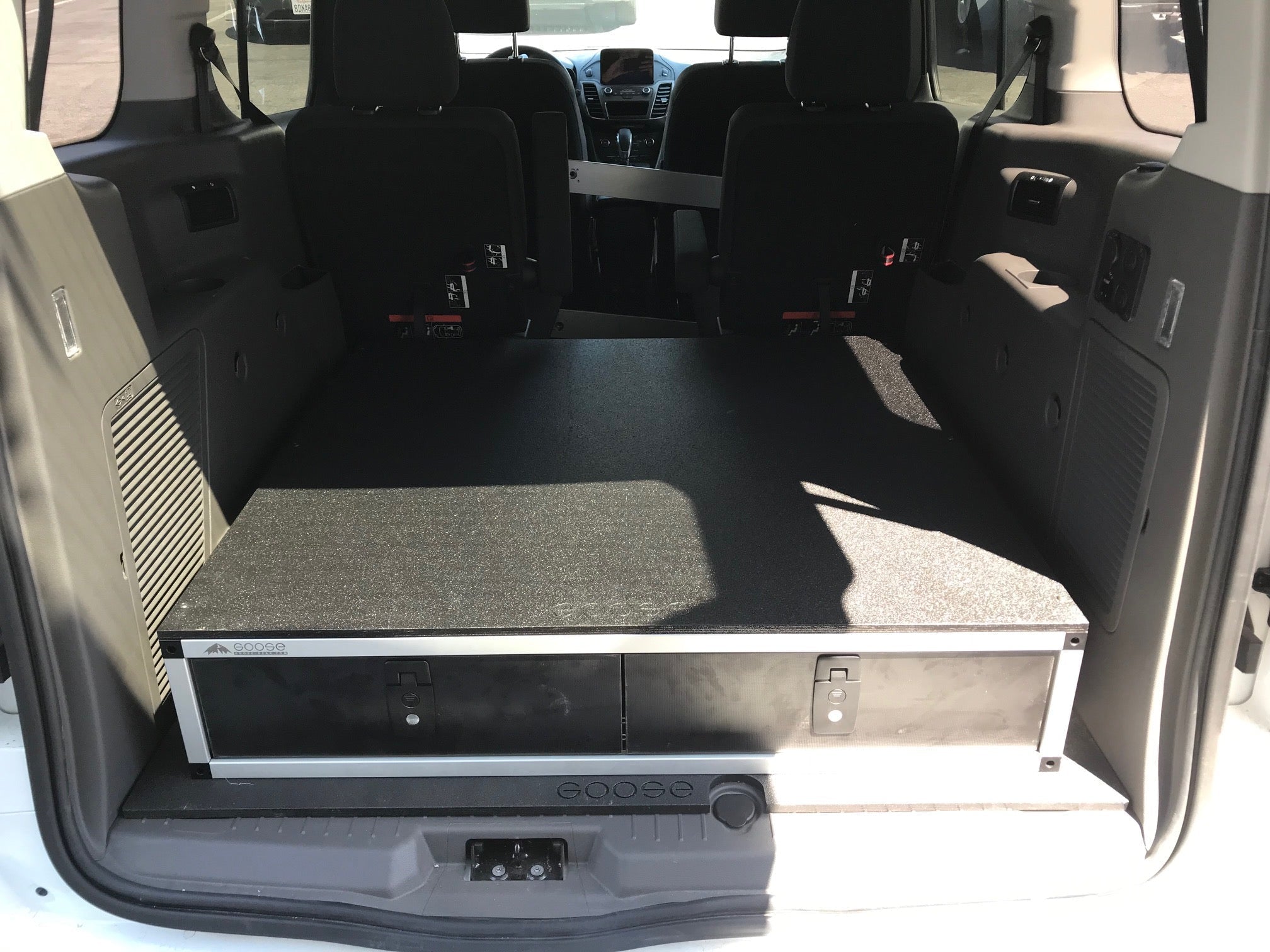 Goose Gear Ford Transit Connect 2014-Present 2nd Gen. - Side x Side Drawer Module - 43 3/8&quot; Wide x 8&quot; High x 40&quot; Depth