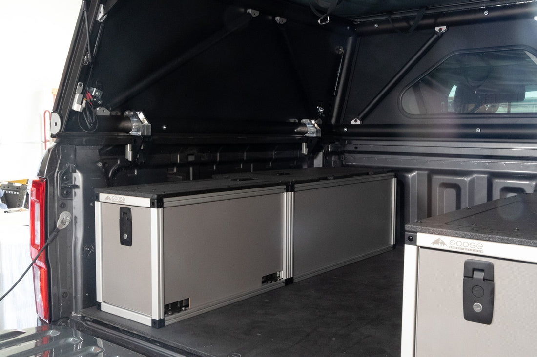 Goose Gear Goose Gear Camper System - Go Fast Camper - Midsize Truck - Driver Side Package - 6Ft. Bed